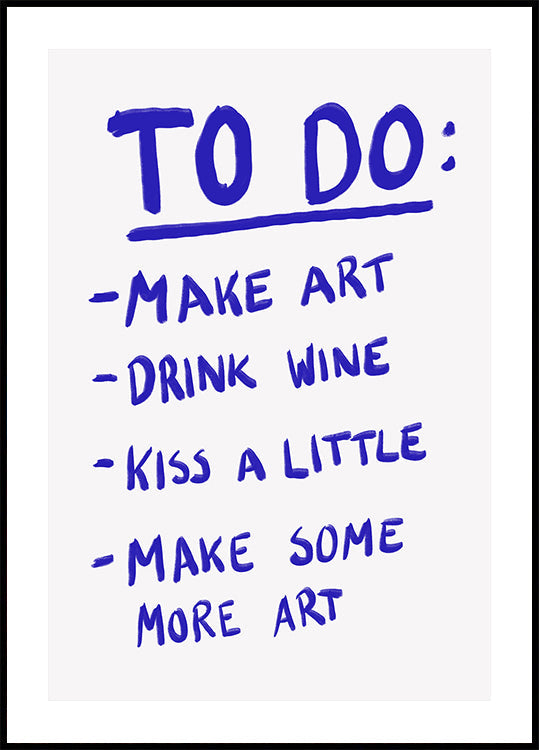 Creative To-Do List Poster