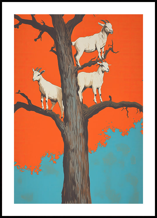 Goats In a Tree Poster