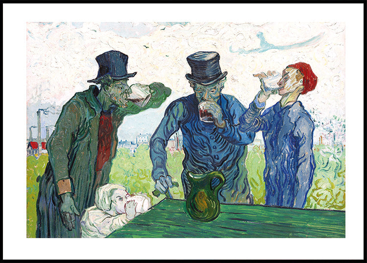 The Drinkers By Vincent van Gogh Poster - Posterbox.dk