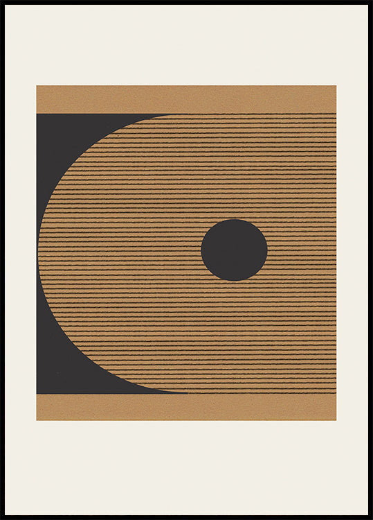 Geometric Eclipse Poster
