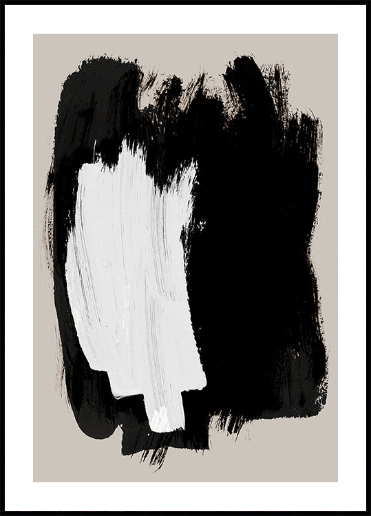 Abstract brush Poster