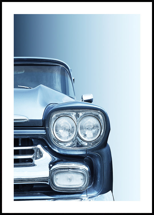 American classic car Pickup Apache 1958 Poster