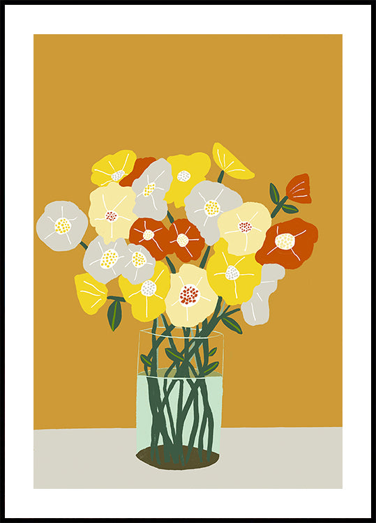 Vase of Flowers Poster