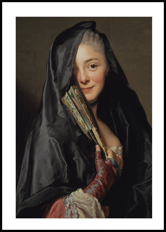The Lady With The Veil By Alexander Roslin Poster - Posterbox.dk