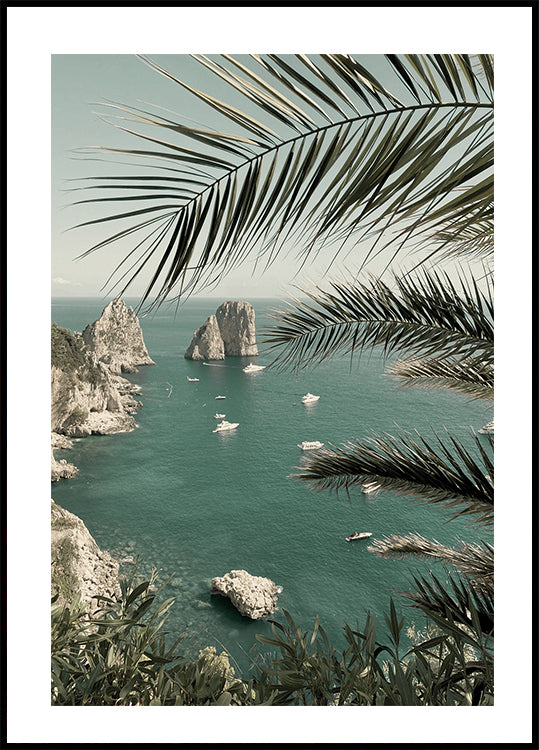 View Of The Mediterranean Poster - Posterbox.dk