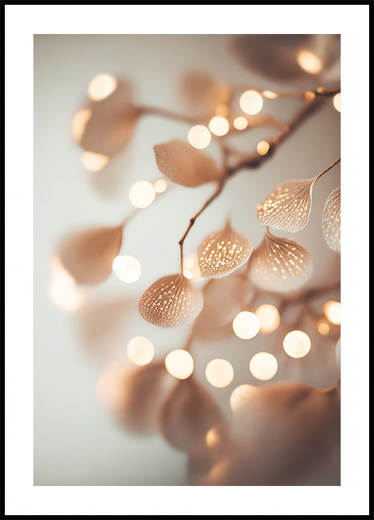 Glowing Petals Poster