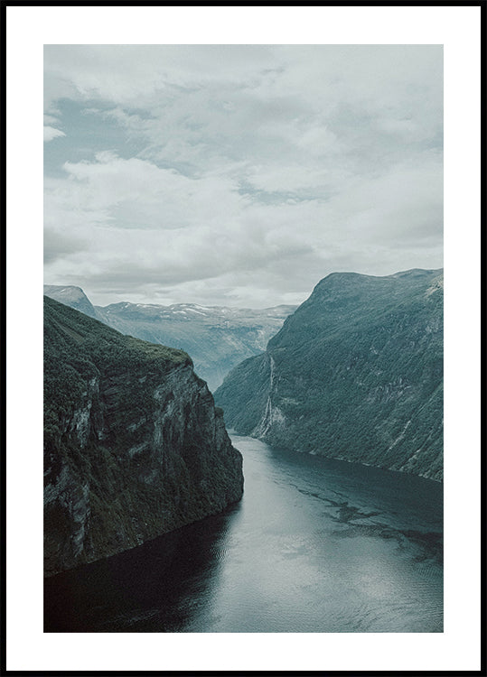 Majestic Fjord Landscape Poster - Posterbox.dk