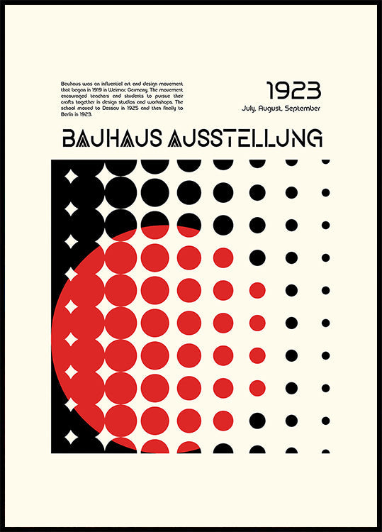 Bauhaus Ausstellung Poster
