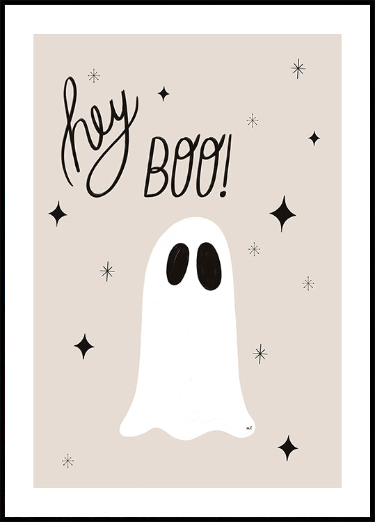 Hey Boo Poster