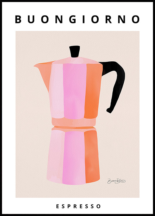 Buongiorno Espresso Poster