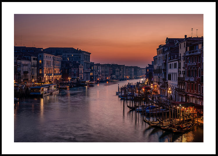 Venice Grand Canal at Sunset