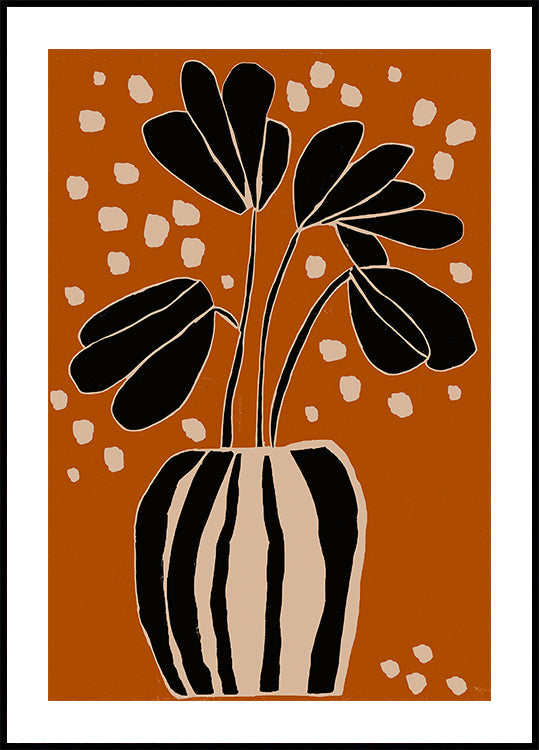 Ocher Still Life No 4 Poster