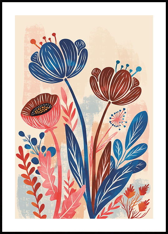 Fabulous Flowers Poster