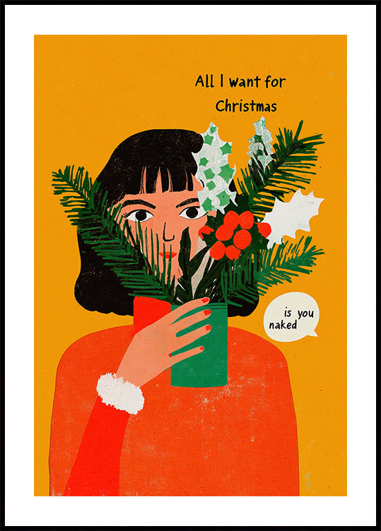 Cheeky Festive Wishes Poster