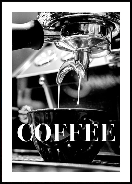Coffee Text Poster