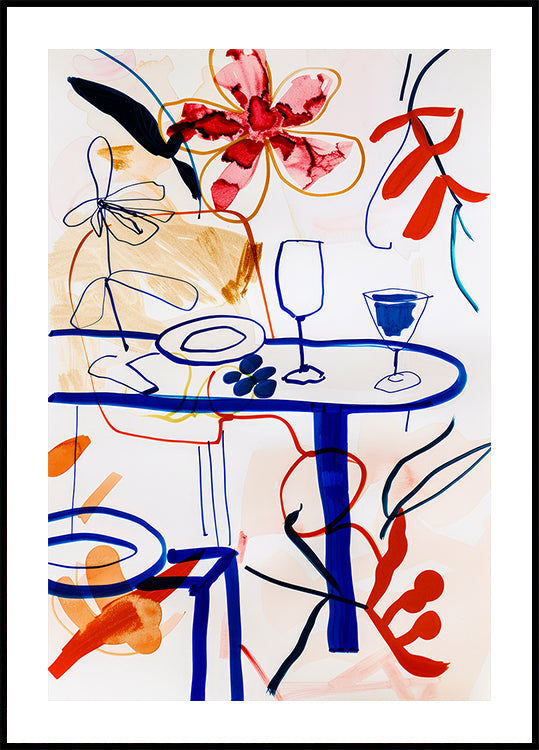 Vibrant Table Scene