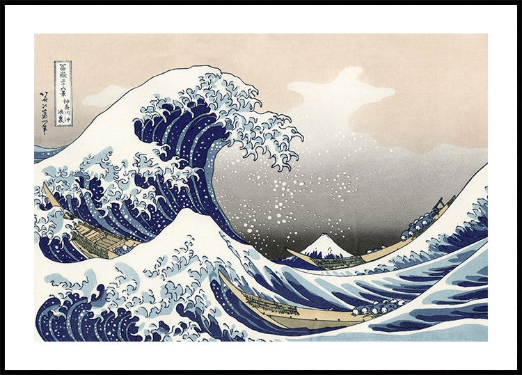 The Great Wave off Kanagawa Poster - Posterbox.dk