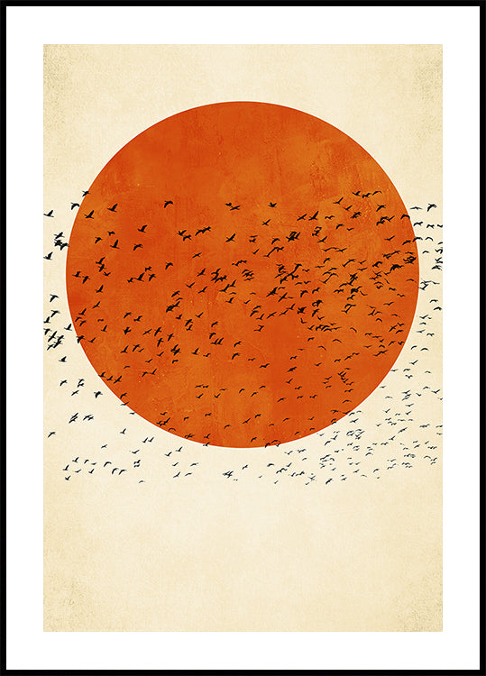 Birds In the Sun Poster