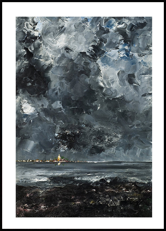 The Town By August Strindberg Poster - Posterbox.dk