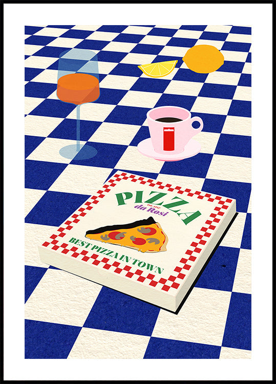 The Italian Menu Poster