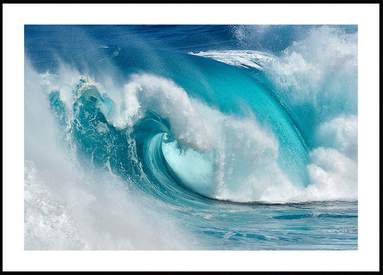 When the ocean turns into blue fire Poster