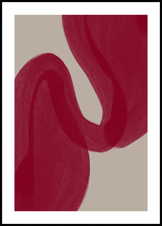 Color Palette Burgundy 2 Copy Poster