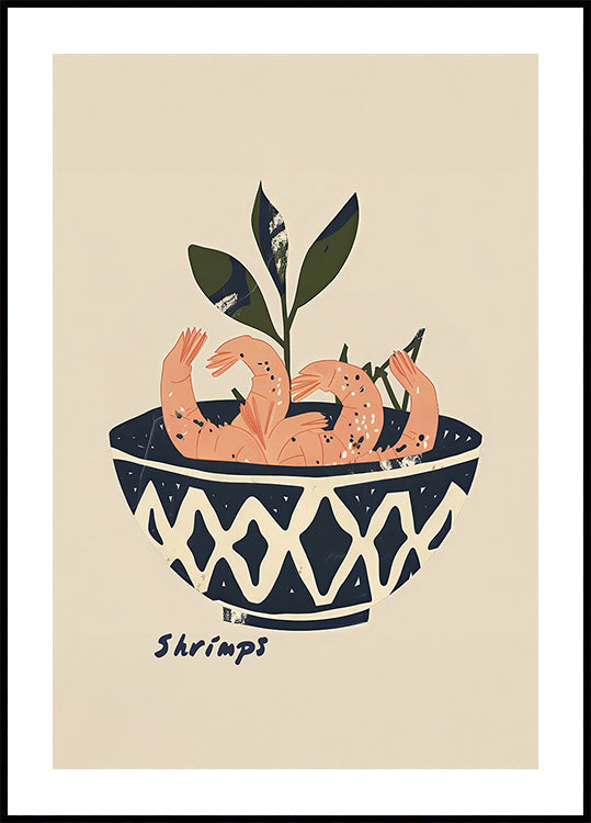 Shrimp Delight Bowl Poster