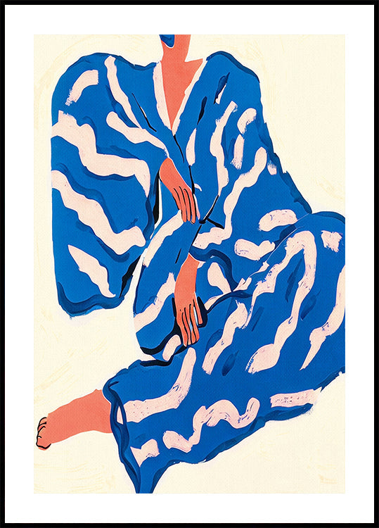 Portrait Indigoreverie Poster