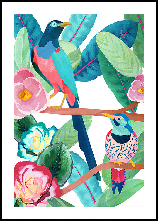 Birds of Spring Poster