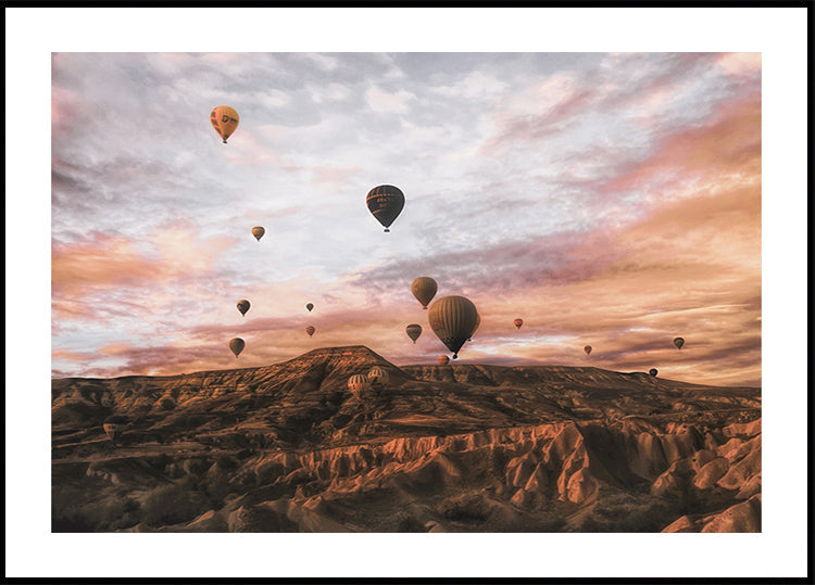 Cappodocia Hot air Balloon Poster