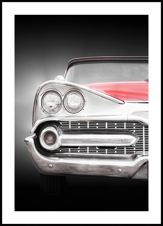 American classic car Coronet 1959 front view Poster