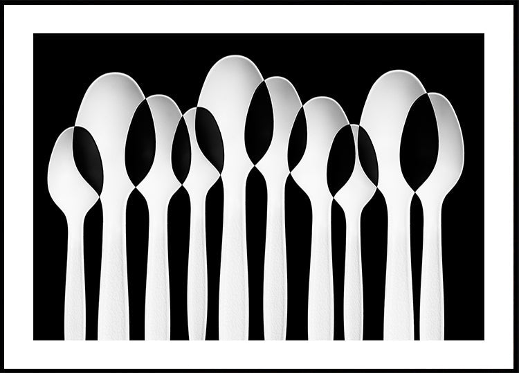 Spoons Abstract: Forest Poster