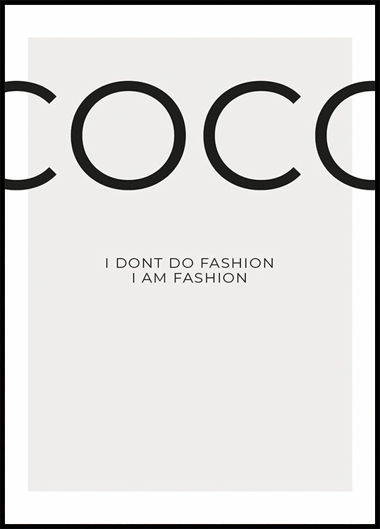 COCO (I DON`T) Poster - Posterbox.dk