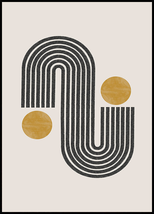 Curved Harmony Poster