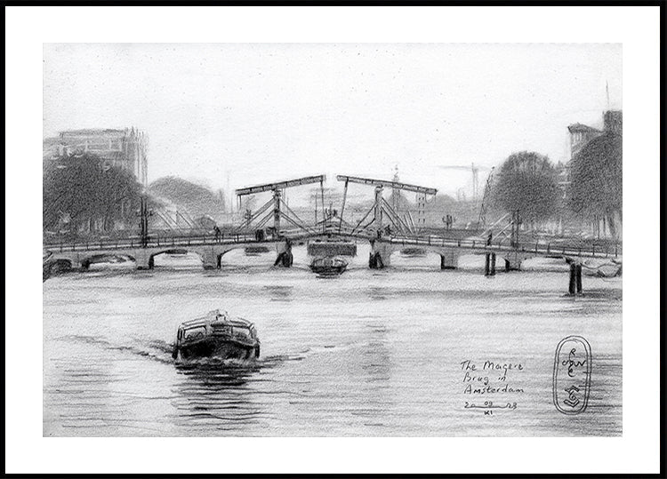 The Magere Brug In Amsterdam - 09-11-23 Poster