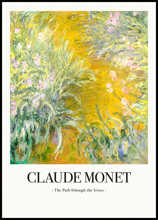 The Path Through The Irises Poster