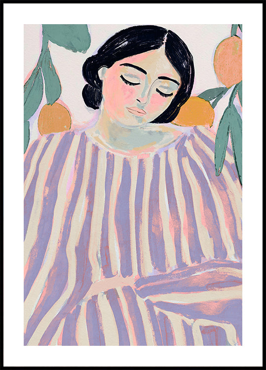 Tranquil Stripes Poster