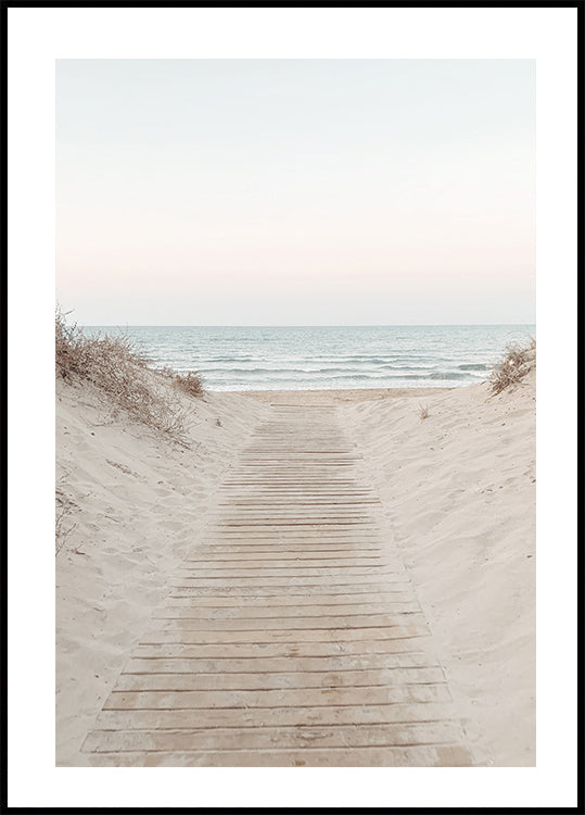 Wooden Path To The Beach Poster - Posterbox.dk