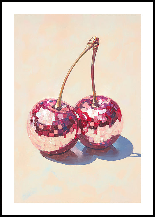 Disco Cherries Poster