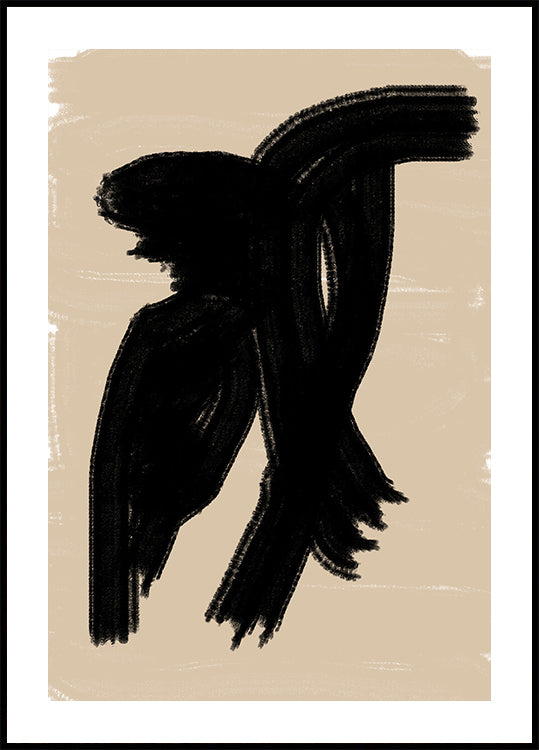 Shadowy Elegance Poster