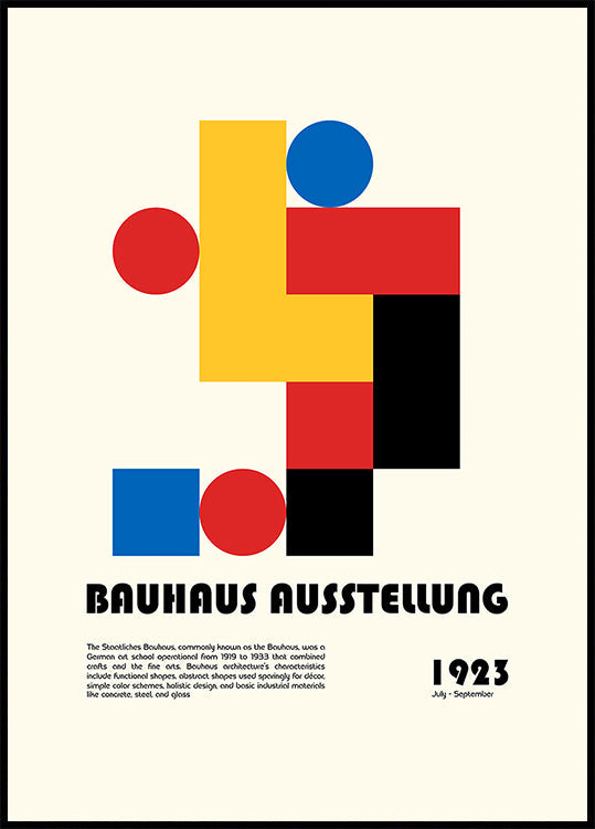Bauhaus Ausstellung Poster