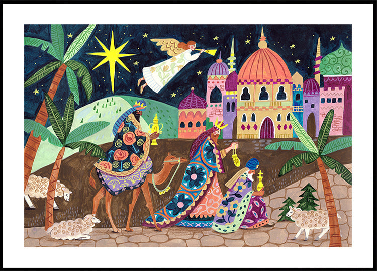 Three Wise Men and an Angel Poster