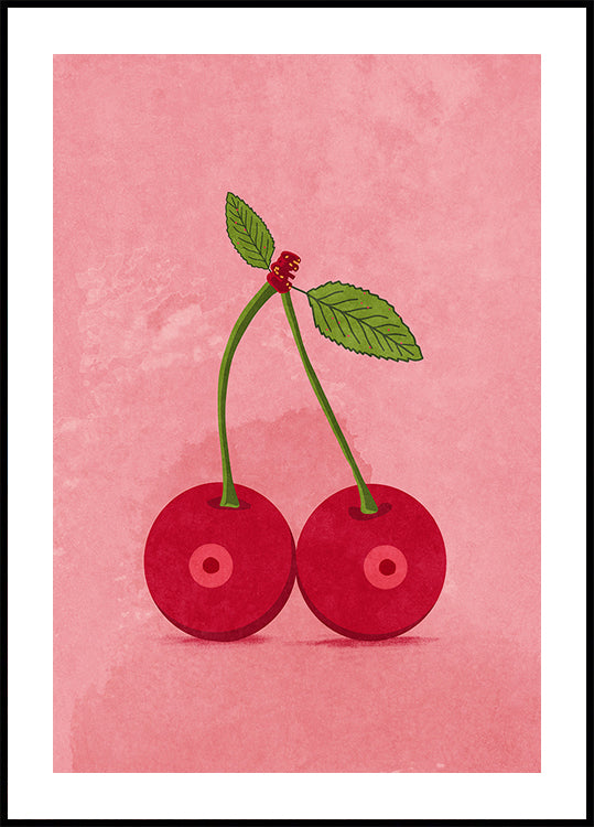 Cherry Boobs Poster
