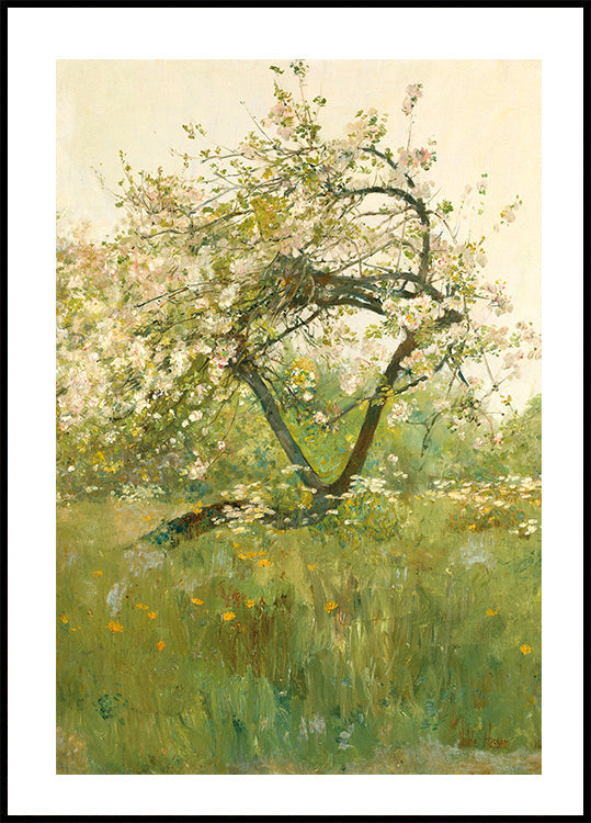 Peach Blossoms Villiers-le-Bel By Childe Hassam Poster - Posterbox.dk