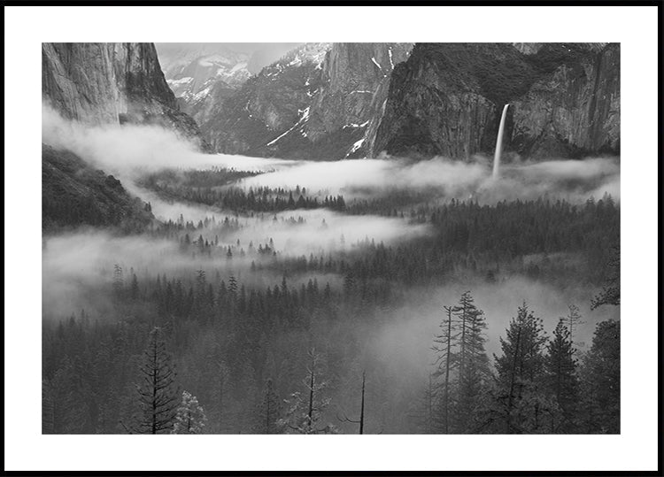 Fog Floating In Yosemite Valley