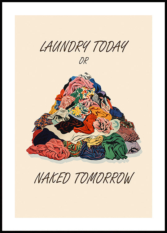 Laundry Naked Pictufy Poster