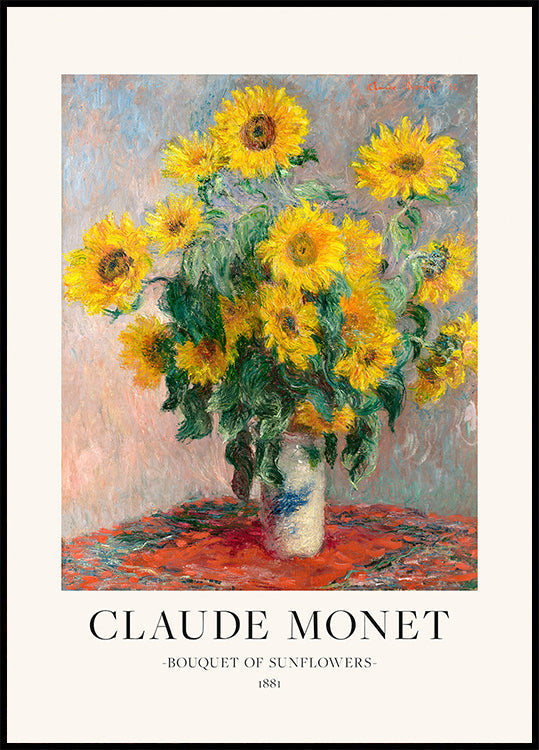 Bouquet Of Sunflowers Poster