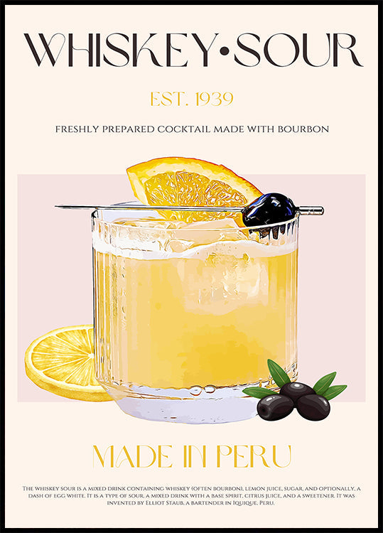 Peruvian Whiskey Bliss Poster