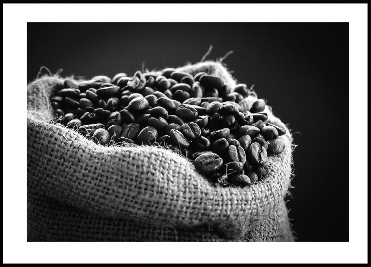 Bag Of Coffee Beans Poster - Posterbox.dk