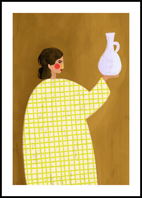 The Woman With Vase Poster